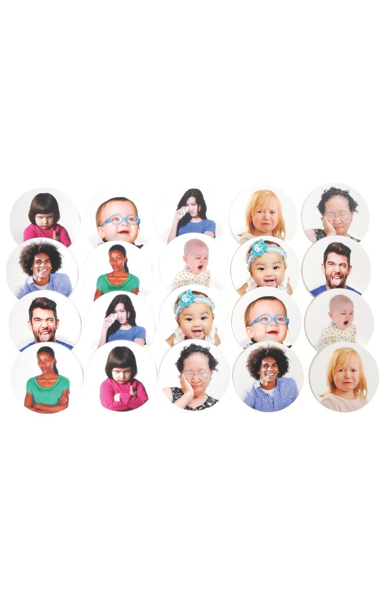 Kaplan Early Learning Company Emotion Tiles - 20 Pieces, Main, color, Multicolor
