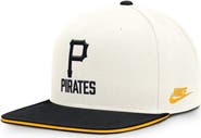 Nike Men's Nike Cream/Black Pittsburgh Pirates Cooperstown Pro Dri-FIT Snapback Hat