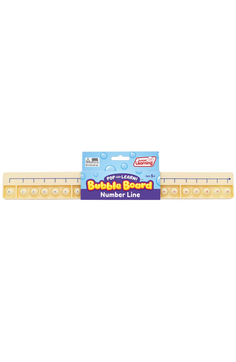 Pop & Learn Bubble Board Number Line Bubble Board, Main, color, Multicolored