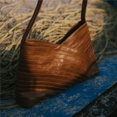 Joyn Crisscross Handbag In Brown