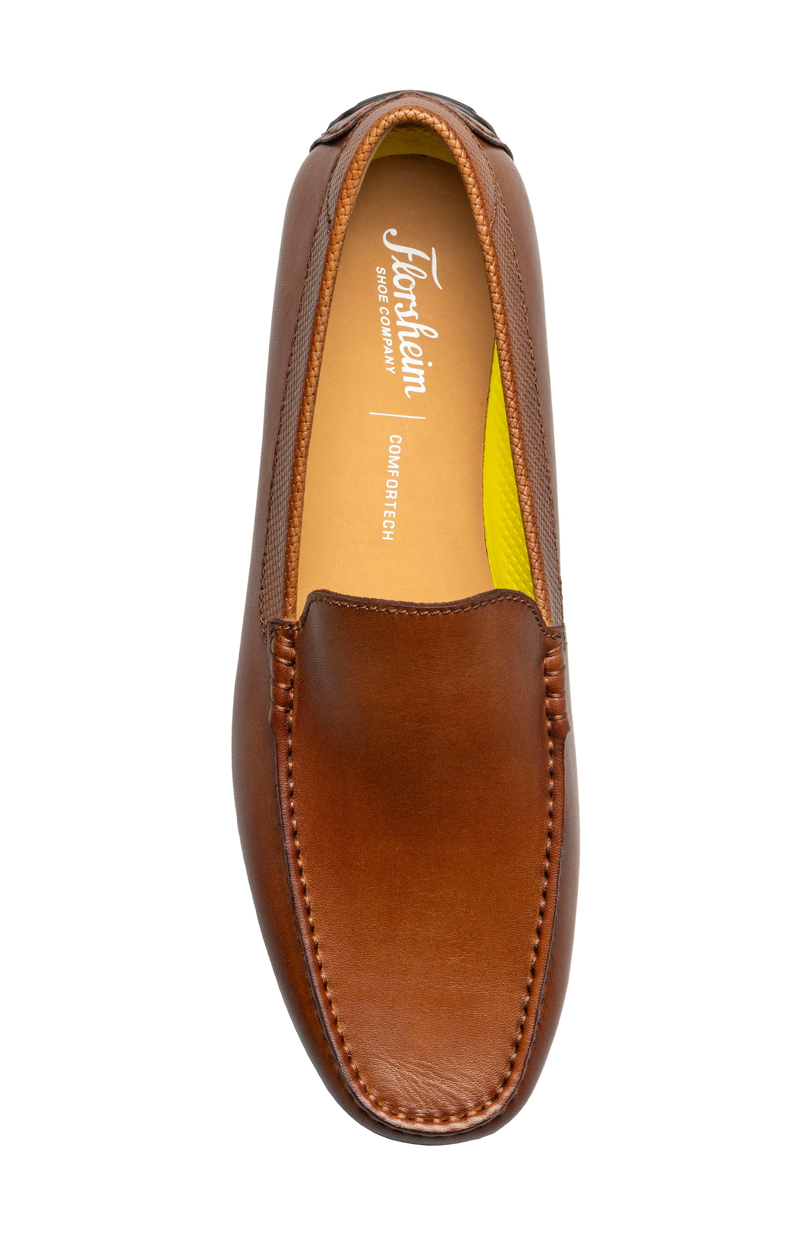Motor Moc Toe Venetian Driving Loafer, Alternate, color, COGNAC
