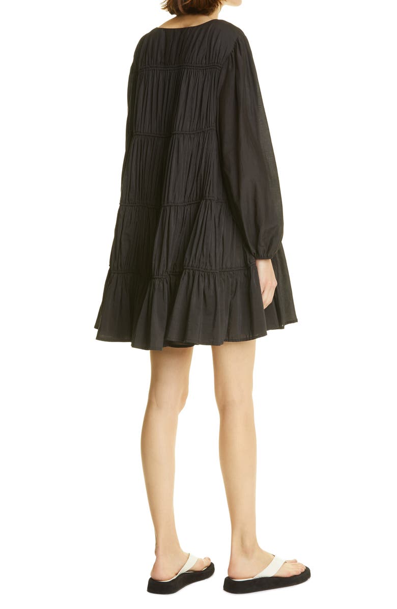 Merlette Siddal Tiered Long Sleeve Minidress, Alternate, color,