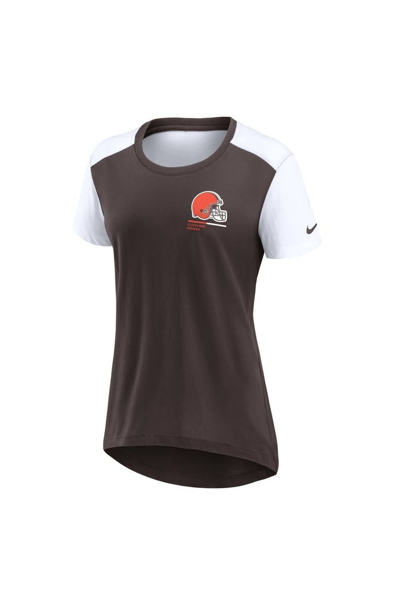 Nike Women's Nike  Brown Cleveland Browns Performance Fashion T-Shirt, Alternate, color, Brown