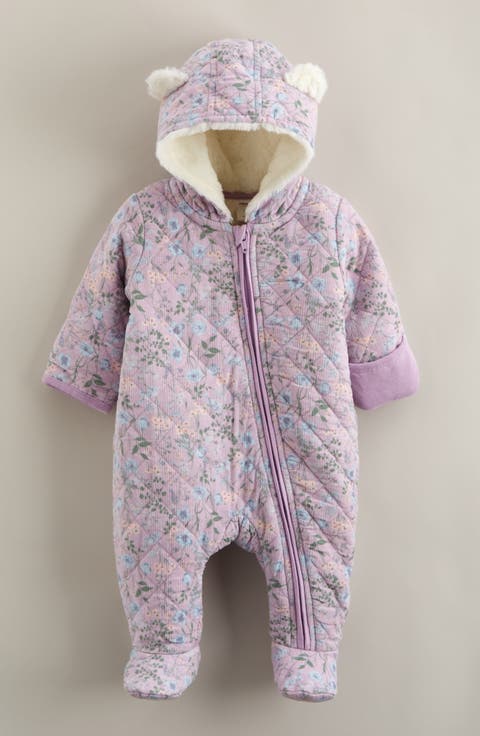 Hooded Quilted Fleece Lined Bunting (Baby)