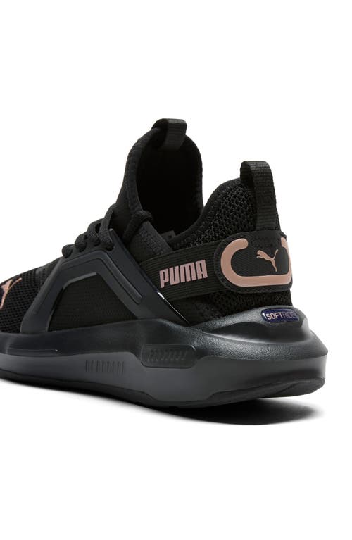 Puma Kids' Softride Enzo 5 Sneaker In Black