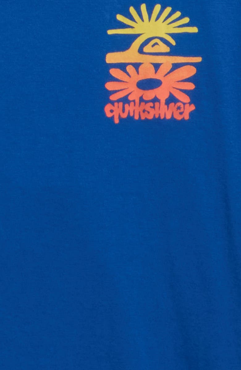Quiksilver Kids' Piled Up Cotton Graphic T-Shirt, Alternate, color, Royal Blue