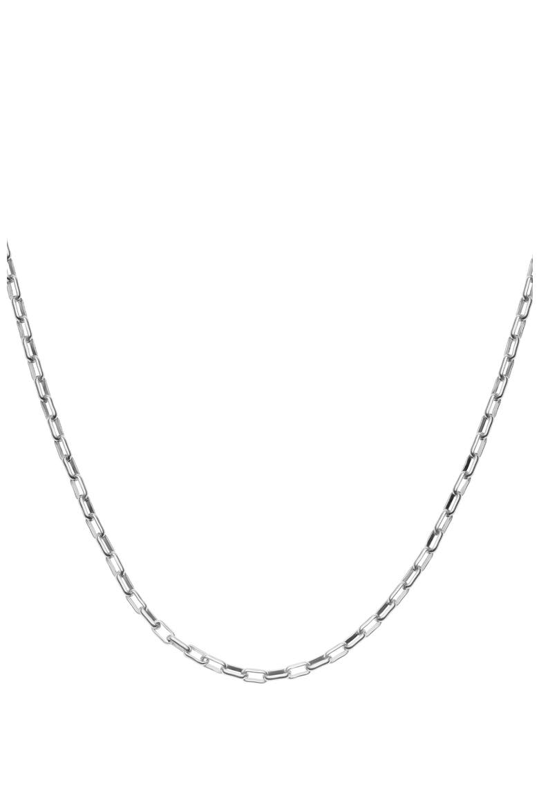 Silver Long Link Chain, Alternate, color, Silver