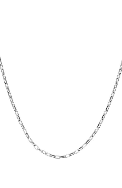 Unode50 Silver Long Link Chain In Silver