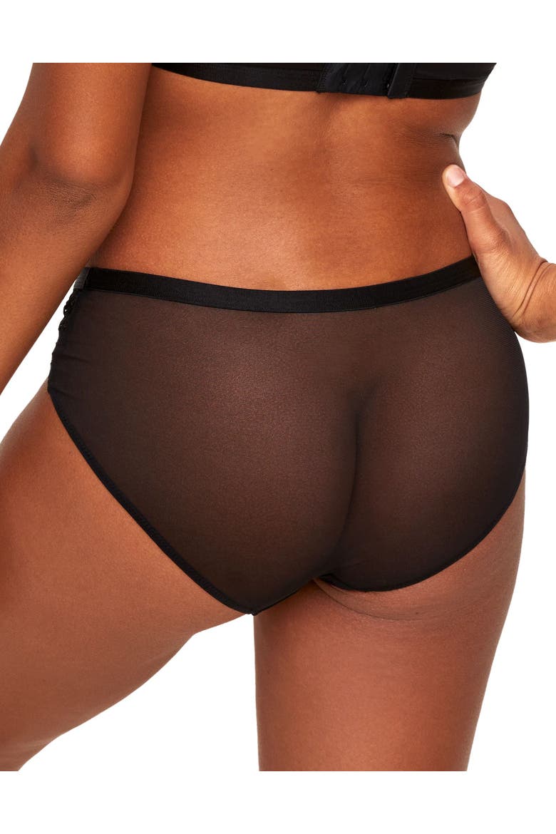Diara Thong Panties, Alternate, color, Charcoal
