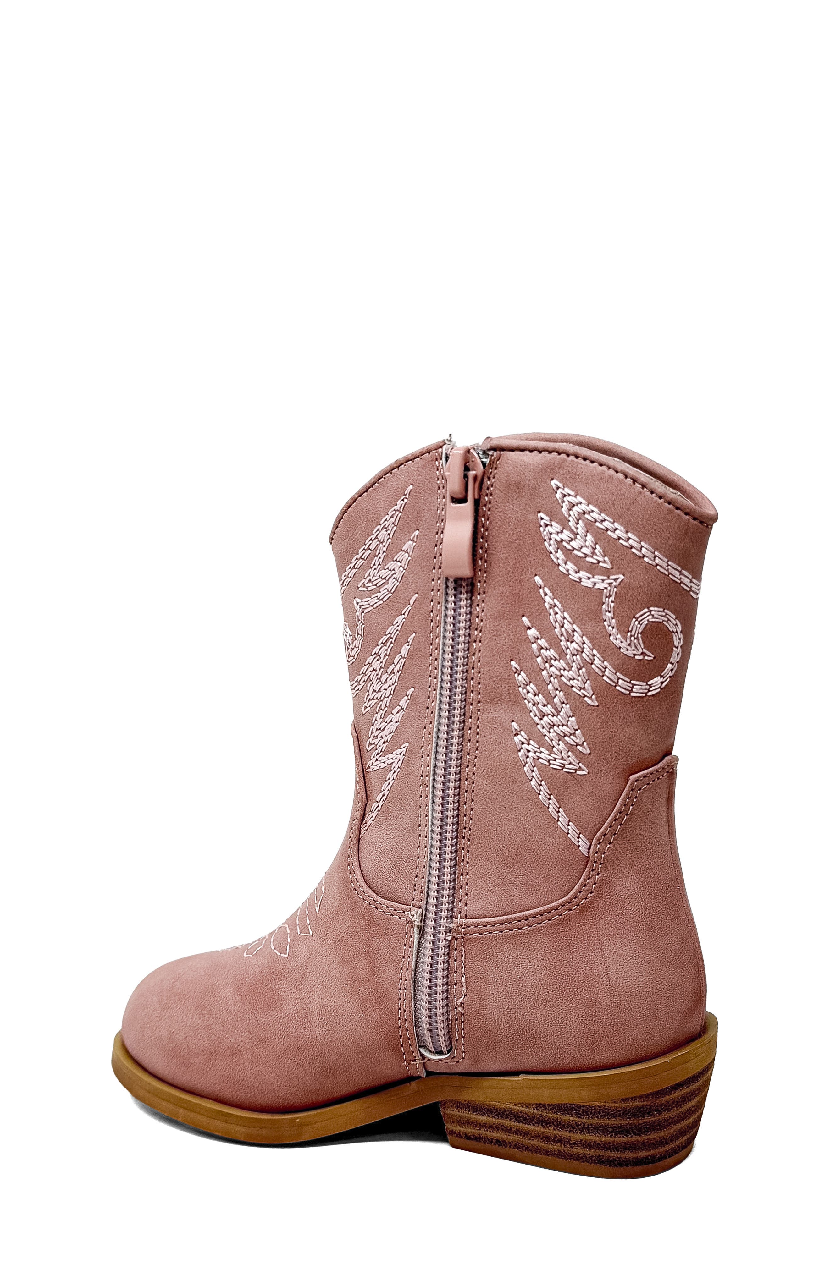Kids' Zahara Western Boot, Alternate, color, ROSE