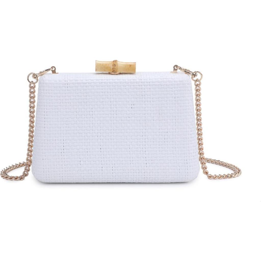Moda Luxe Melina Evening Bag In White
