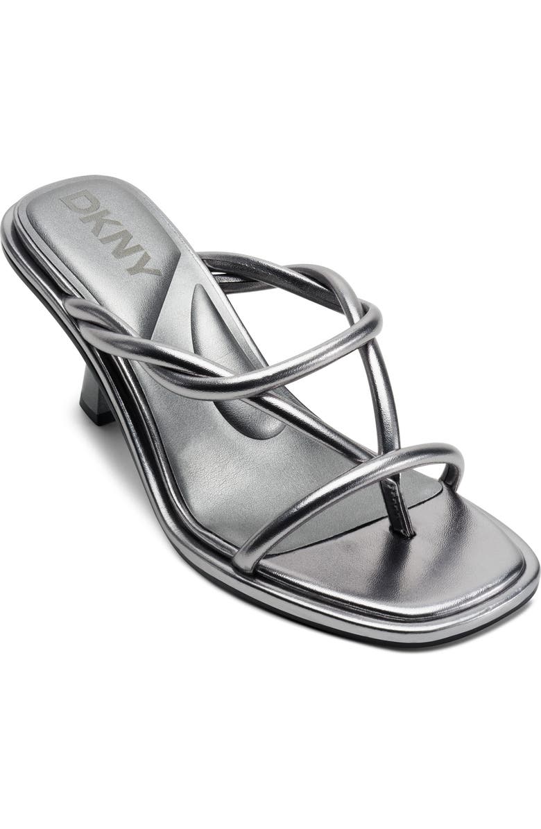 DKNY Rabun Flip Flop, Main, color, Nickel