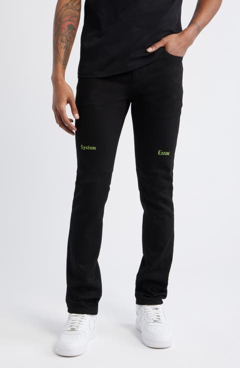 Bryant Digital Cross Skinny Jeans