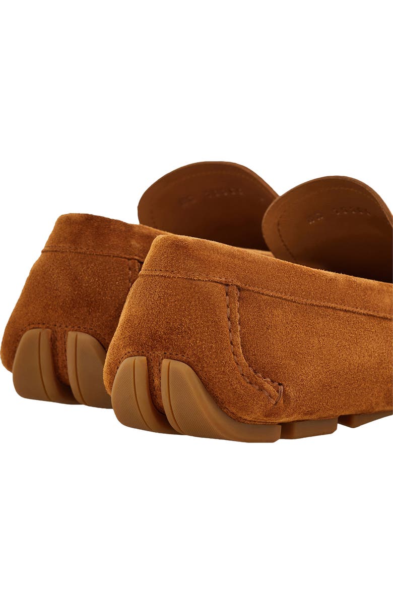 FERRAGAMO Timothy Driving Loafer, Alternate, color, Naturale New Biscotto