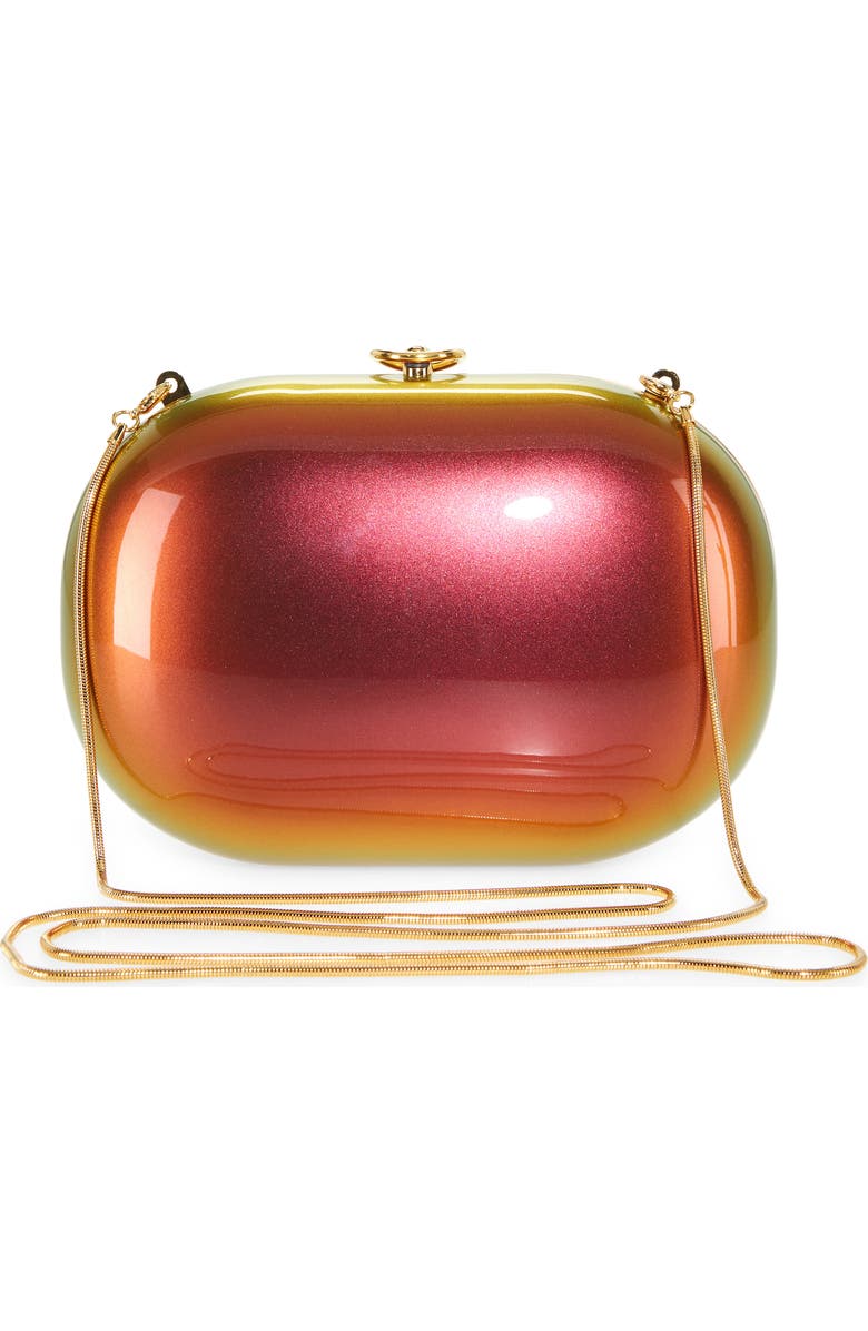 Jeffrey Levinson Elina Sunset Pearl Iridescent Clutch, Alternate, color,