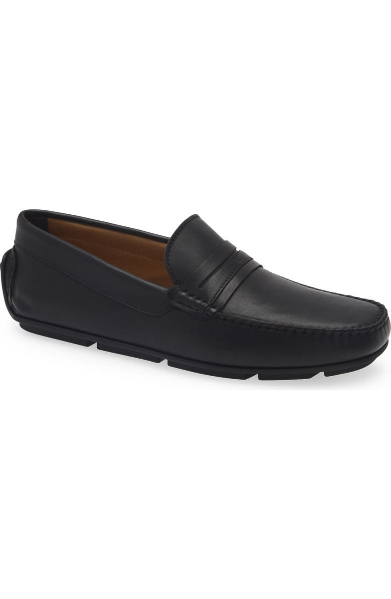 Bruno Magli Pelican Penny Loafer, Main, color, Black