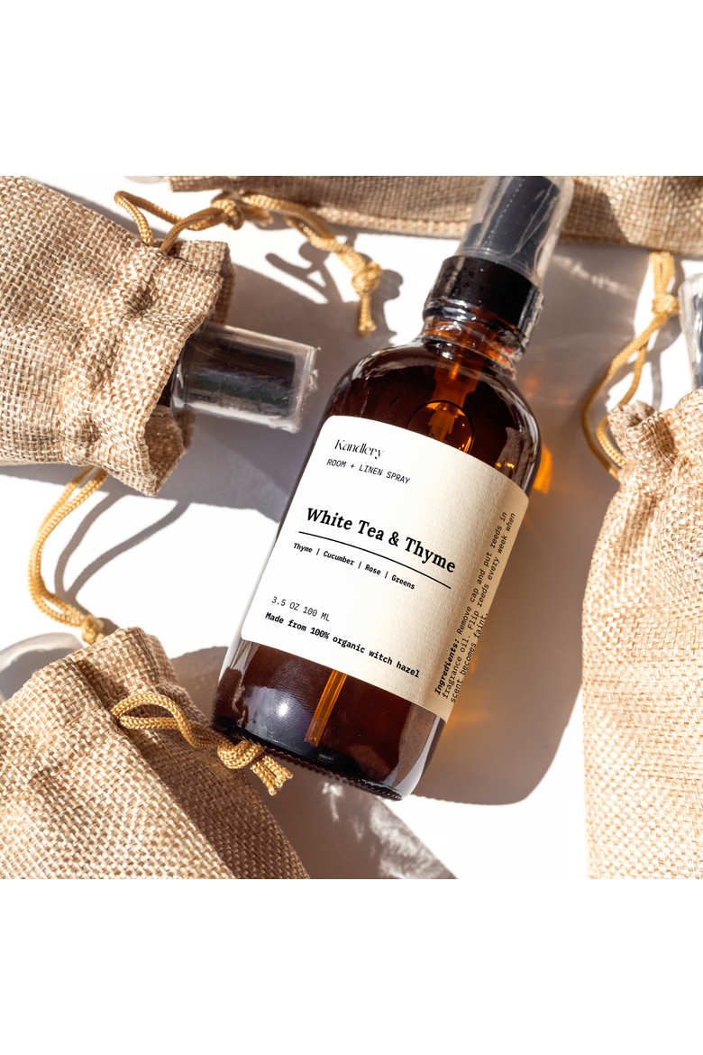 White Tea Thyme Natural Room Linen Spray, Alternate, color, No Color