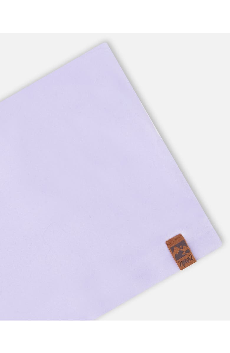 Deux par Deux Girl Stretch Jersey Neck Tube, Alternate, color, Purple