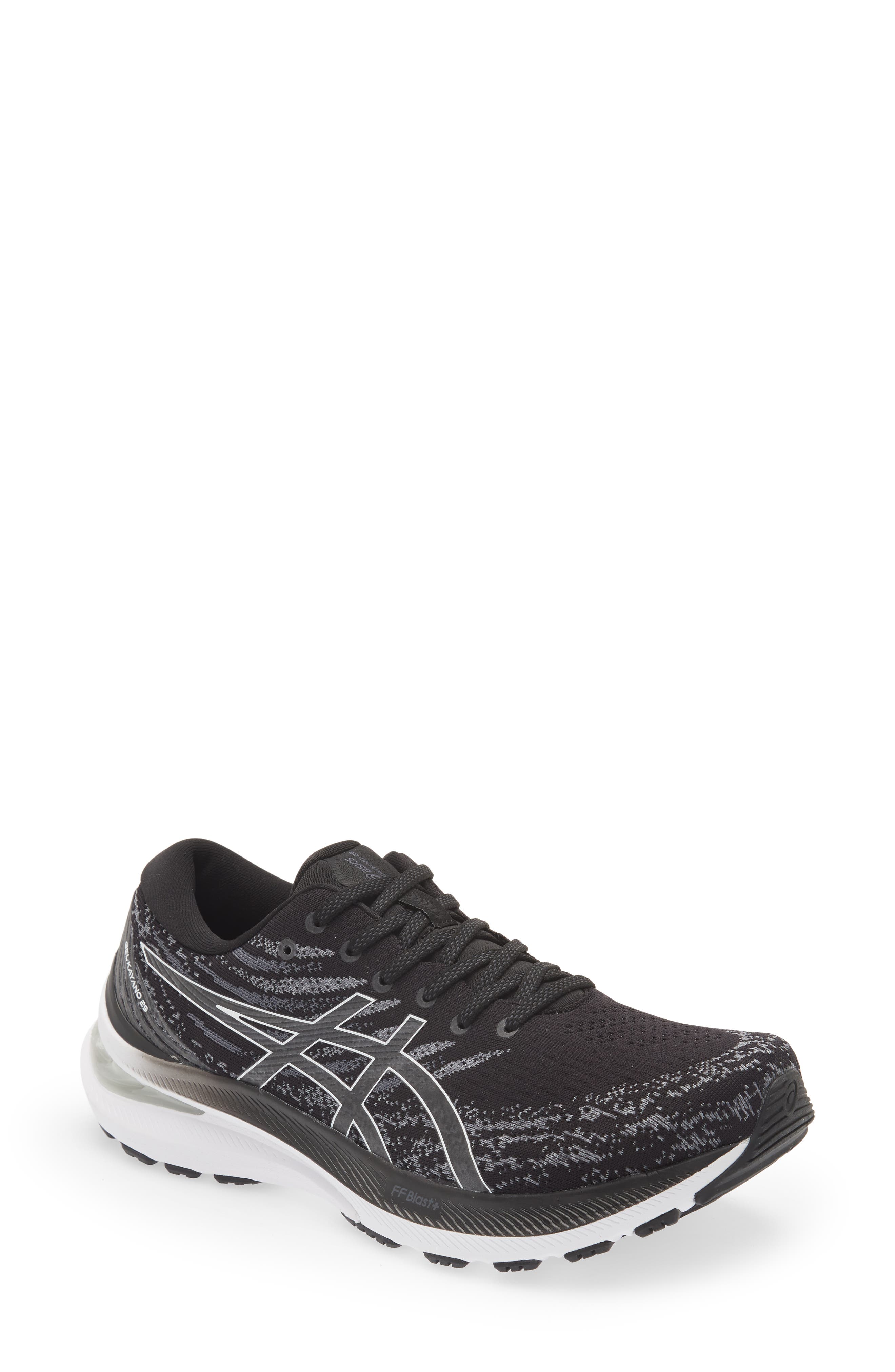 GEL-KAYANO® 29 Running Shoe, Main, color, BLACK/ WHITE