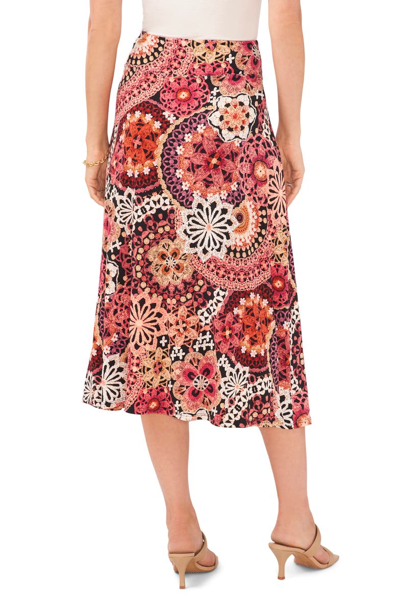 Chaus Floral Midi Skirt, Alternate, color,