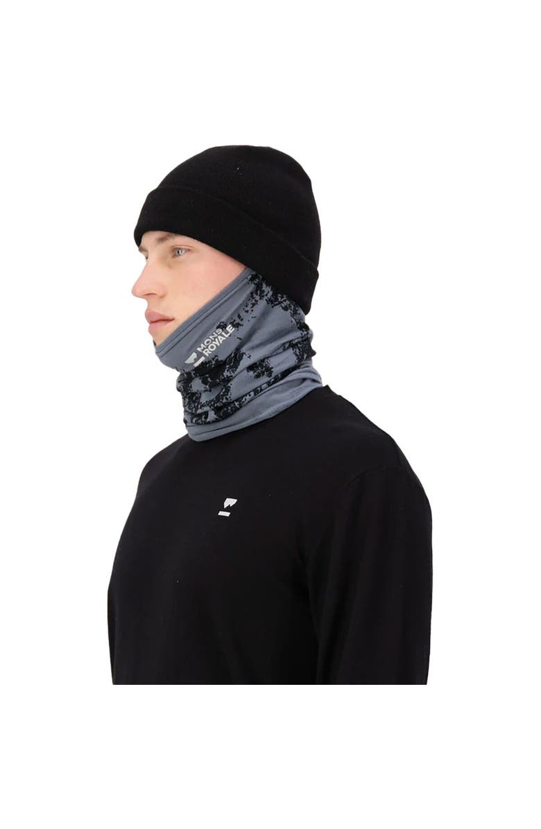 Mons Royale Daily Dose Merino Neckwarmer, Alternate, color, Mtn Pixel Grey