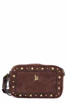 Faux Suede Bubble Studs Camera Bag