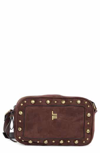 Faux Suede Bubble Studs Camera Bag