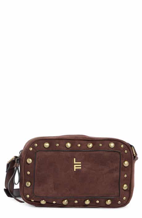 Faux Suede Bubble Studs Camera Bag