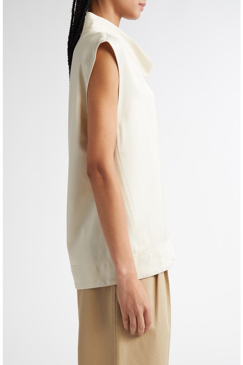 Funnel Neck Sleeveless Top, Alternate, color, ECRU