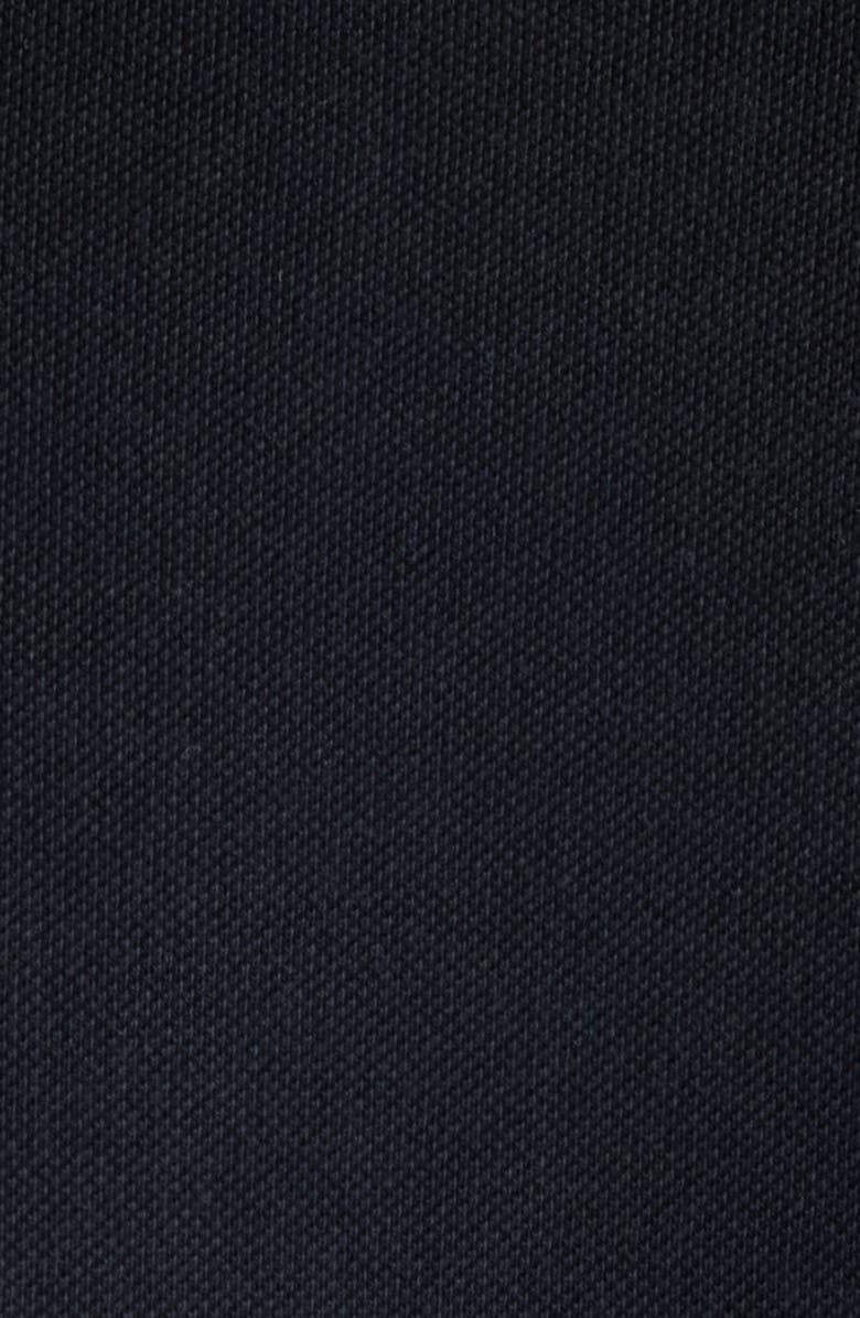 Acne Studios Egnes Logo Cotton Piqué Polo, Alternate, color, Black