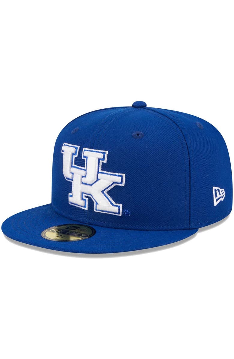New Era Men's New Era Royal Kentucky Wildcats 59FIFTY Fitted Hat, Main, color, Royal