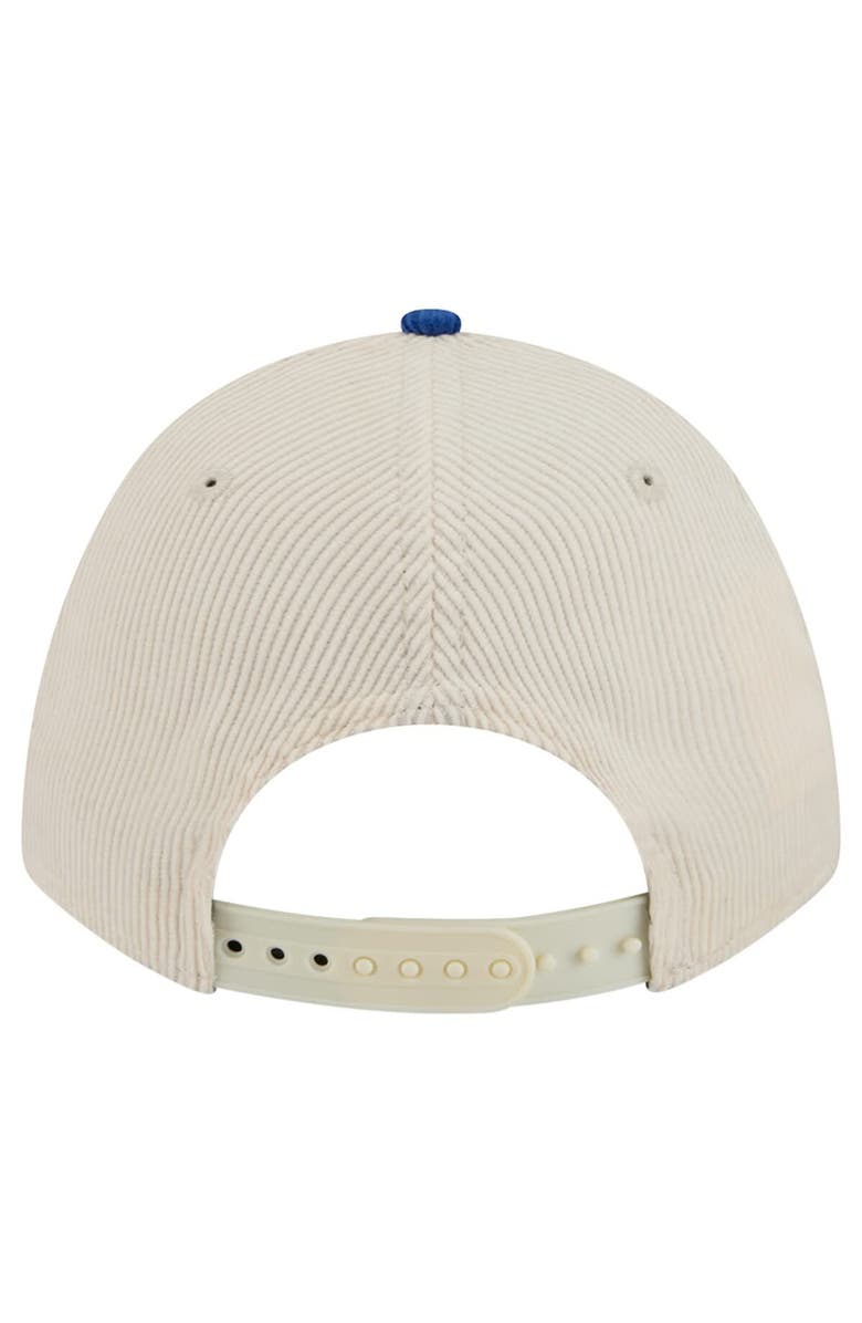 New Era Men's New Era Royal/Cream Florida Gators Arch Two-Tone Corduroy 9FORTY A-Frame Adjustable Hat, Alternate, color, Royal