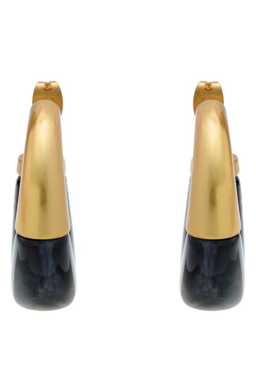 Reiss Samira Scoop Hoop Earrings In Gold