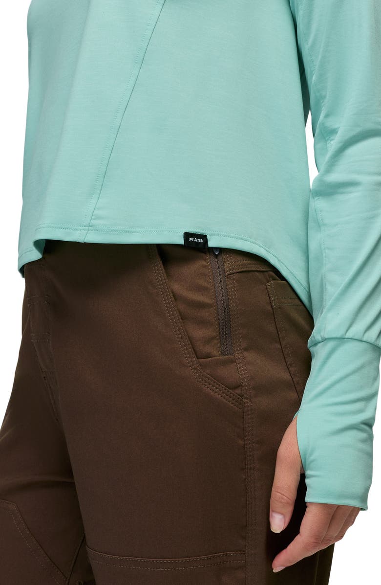 prAna Sol Searcher UPF 50 Sun Hoodie, Alternate, color, Sea Glass