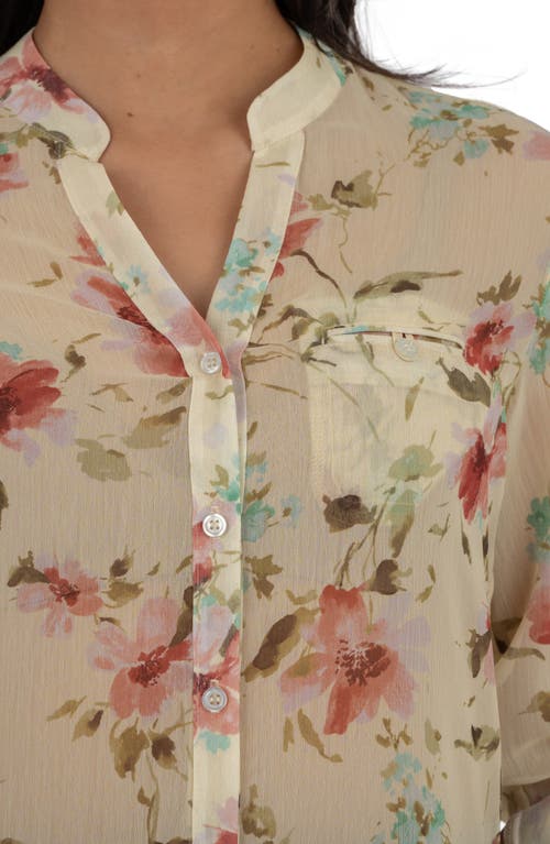 Kut From The Kloth Jasmine Chiffon Button-up Shirt