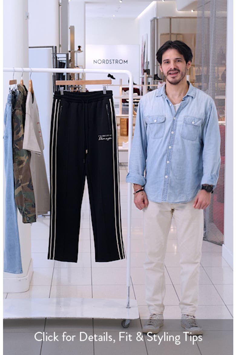 Dragon Embroidered Track Pants video