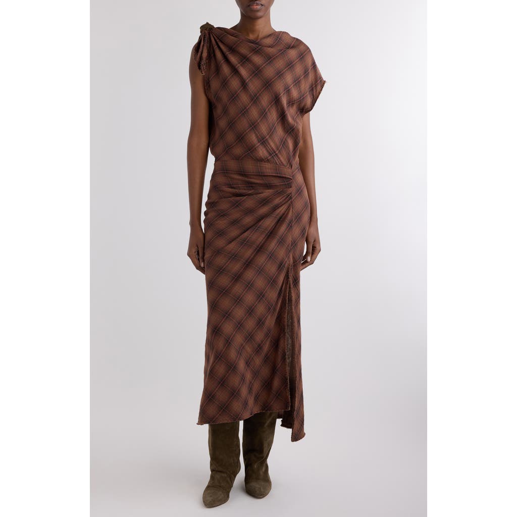 Isabel Marant Étoile Naerys Dress In Brown