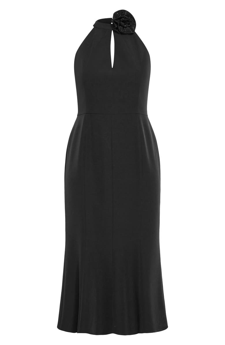 City Chic Iliana Keyhole Sleeveless Dress, Alternate, color, 