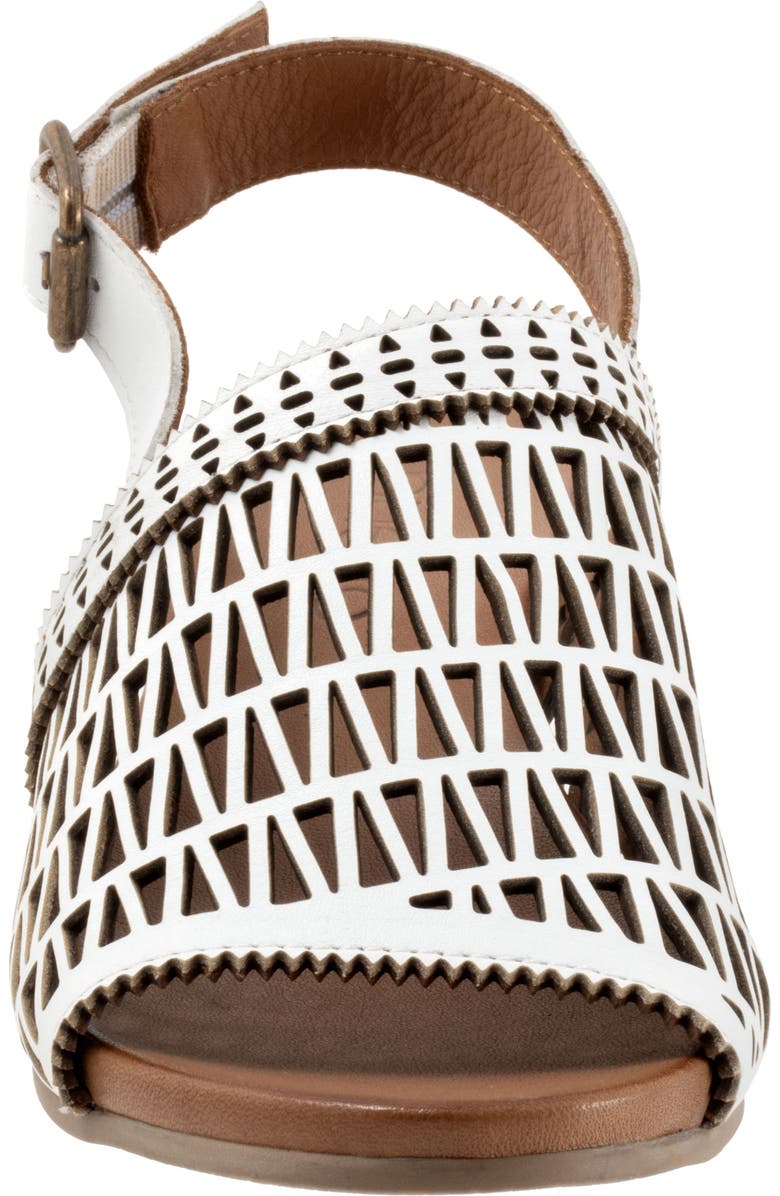 Bueno Lia Slingback Sandal, Alternate, color, White