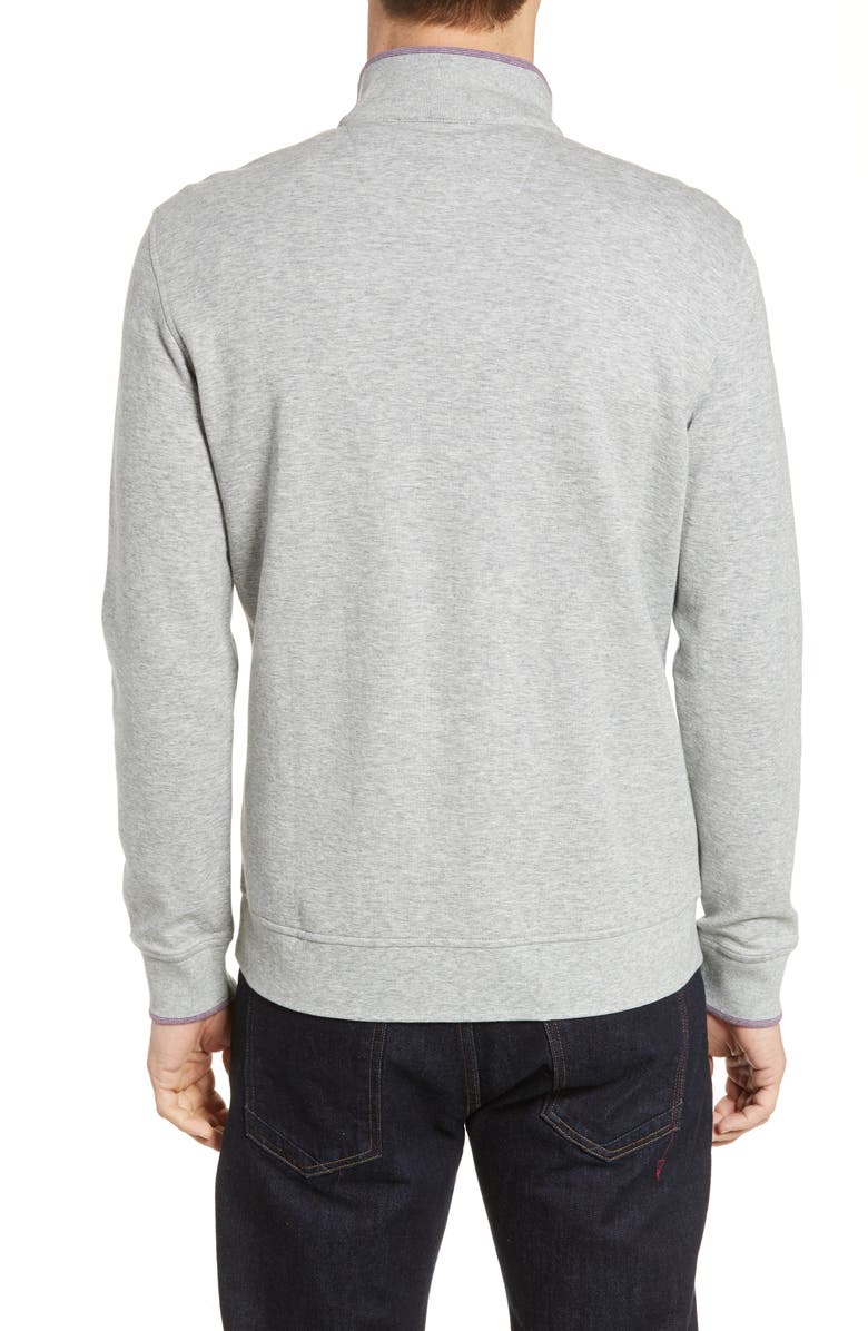 Robert Graham Garnet Classic Fit Quarter Zip Pullover, Alternate, color, 