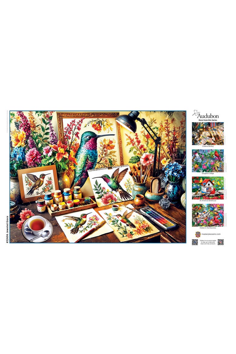 Jeweled Grace 300 Piece Jigsaw Puzzle, Alternate, color, Multicolor
