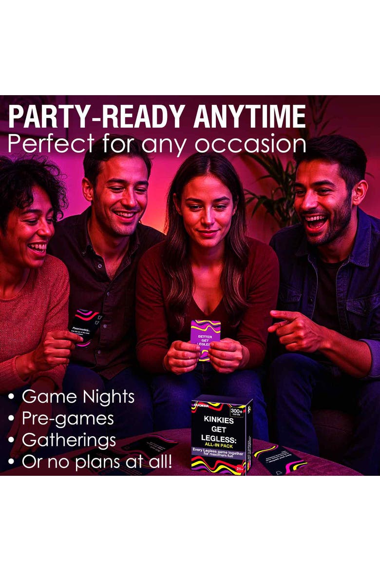 Card Game for Adults - Fun Party Game, Alternate, color, 3 Set