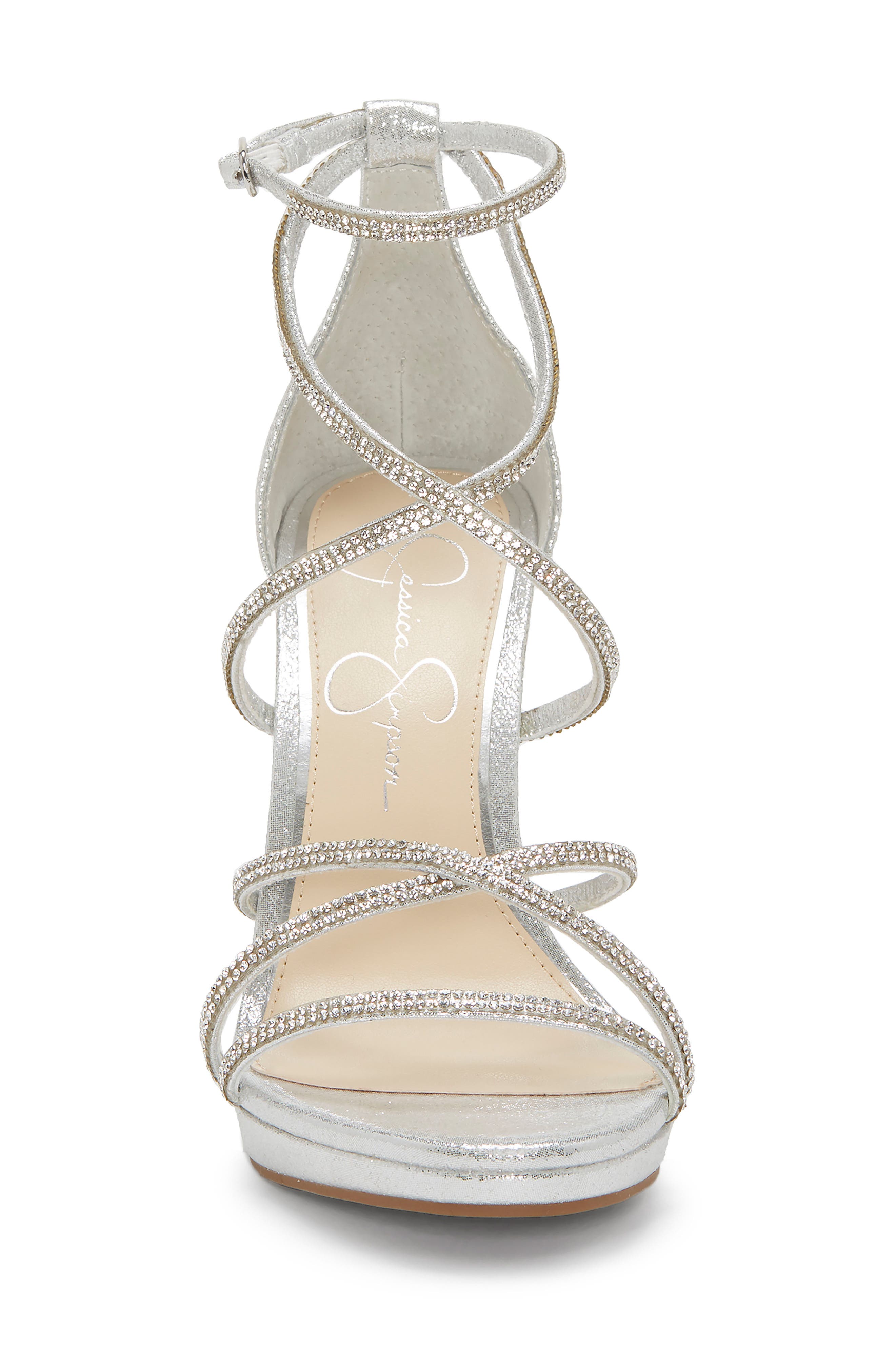 Jessica Simpson Jaeya Sandal, Alternate, color, Platinum
