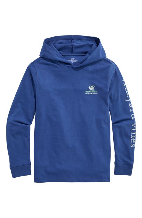 Kids' Drive Fast Putt Slow Long Sleeve Hooded T-Shirt