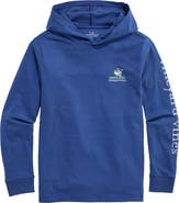 vineyard vines Kids' Drive Fast Putt Slow Long Sleeve Hooded T-Shirt