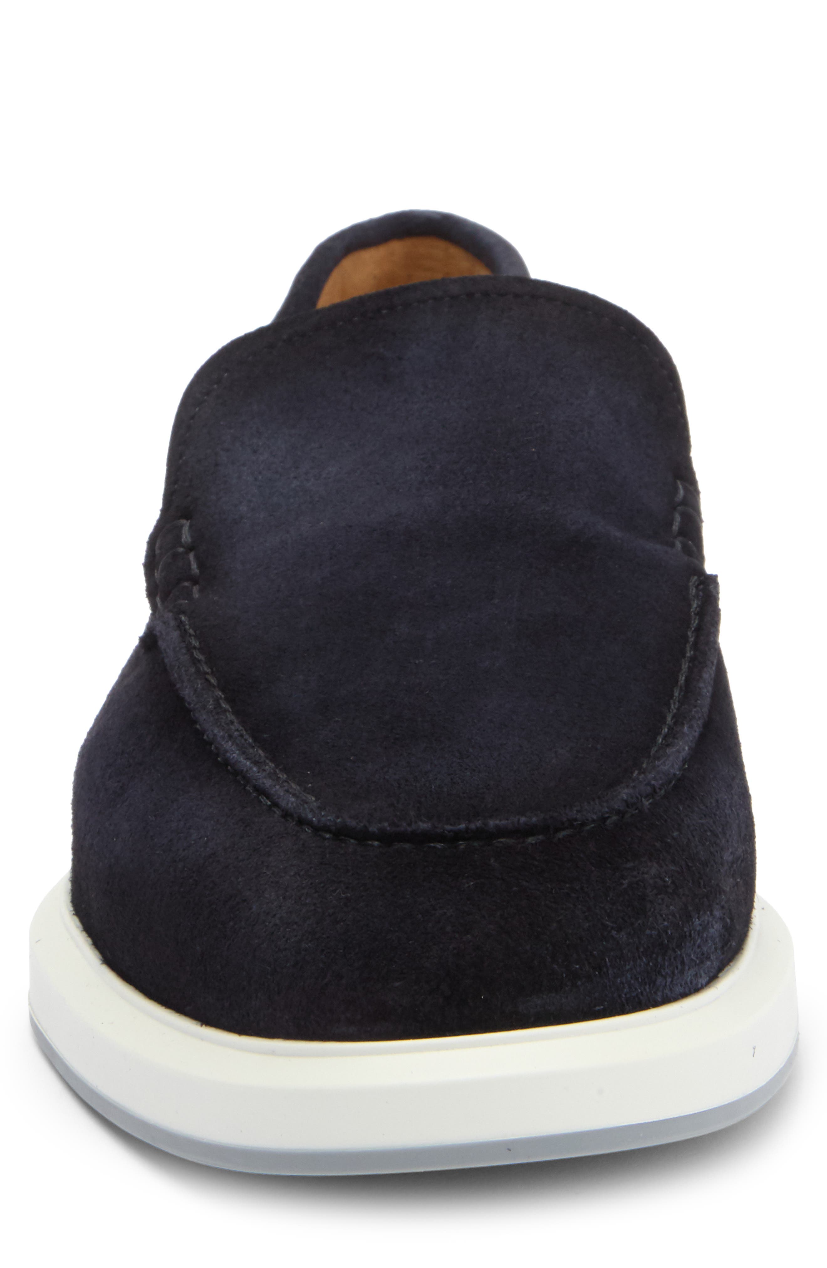 Orion Suede Slip-On Sneaker, Alternate, color, NAVY SUEDE