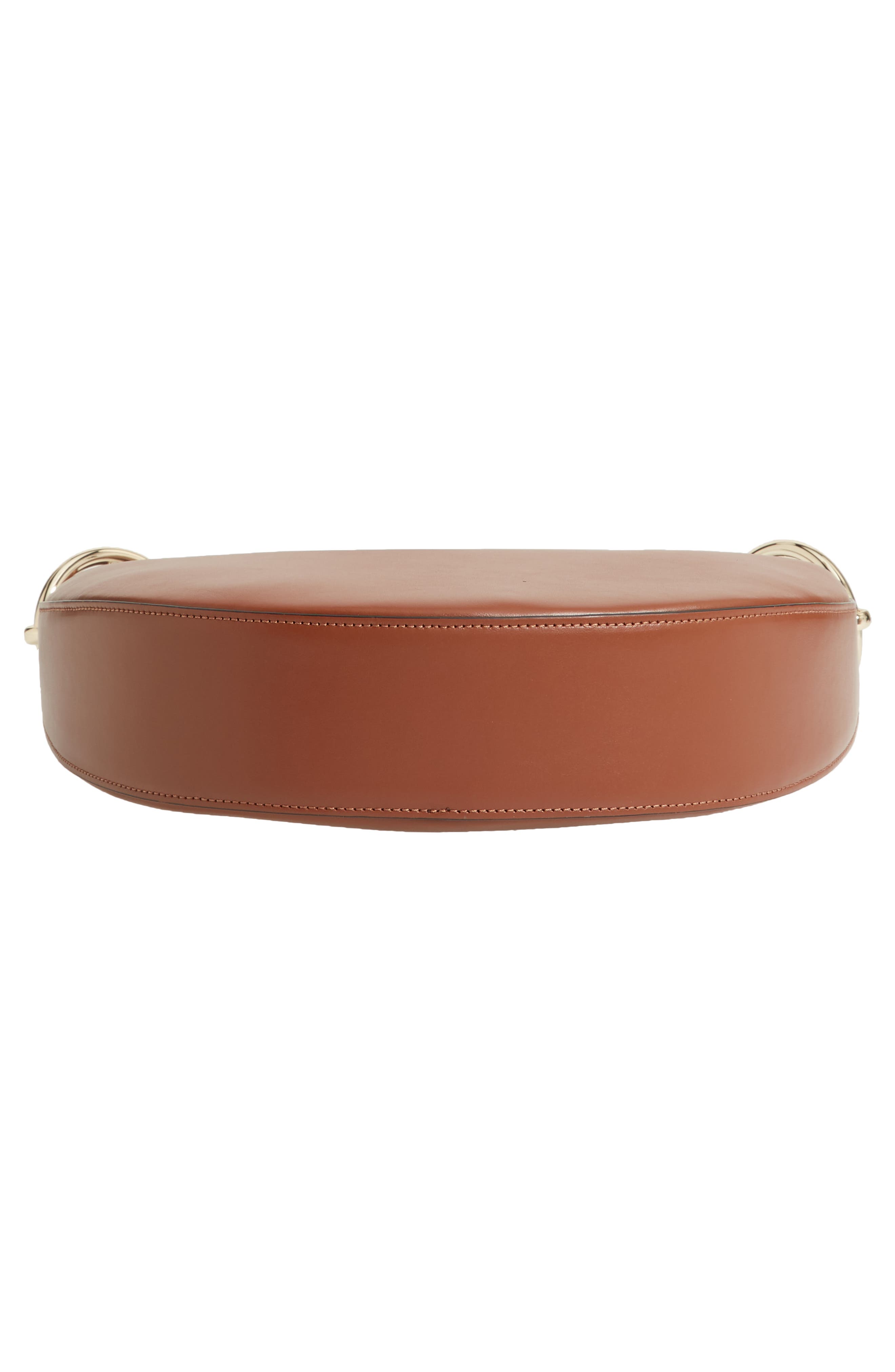 Le Switch Leather Hobo Bag, Alternate, color, SADDLE