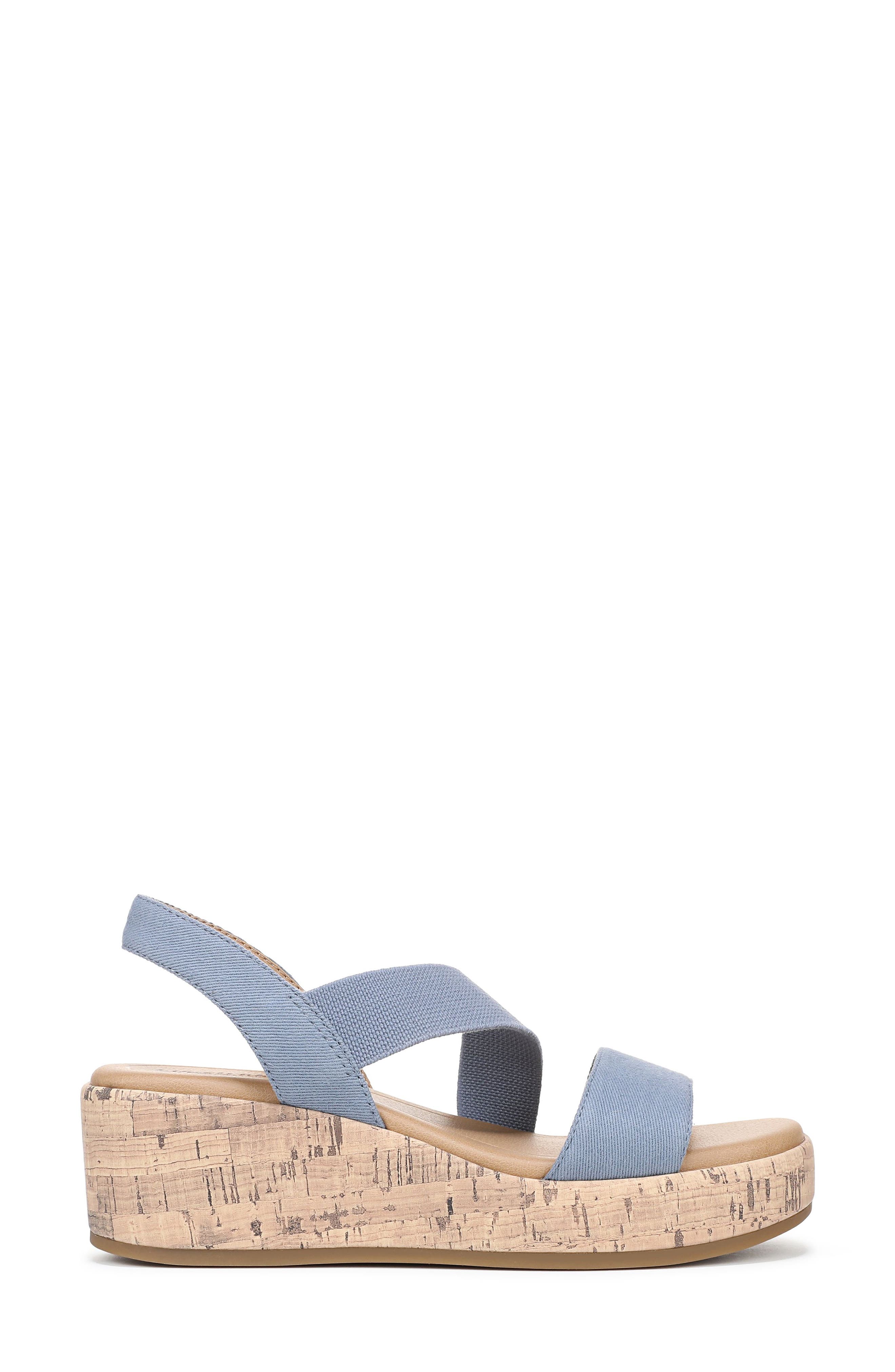 Odette Sandal, Alternate, color, STONEWASH BLUE