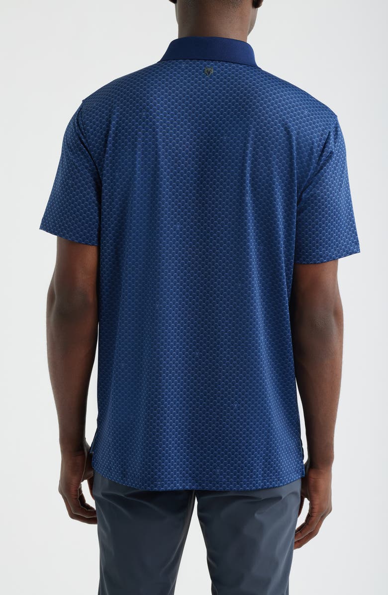 Greyson Ponderous Wolf Performance Golf Polo, Alternate, color, Maltese Blue