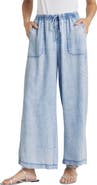 Splendid Angie Indigo Palazzo Pants